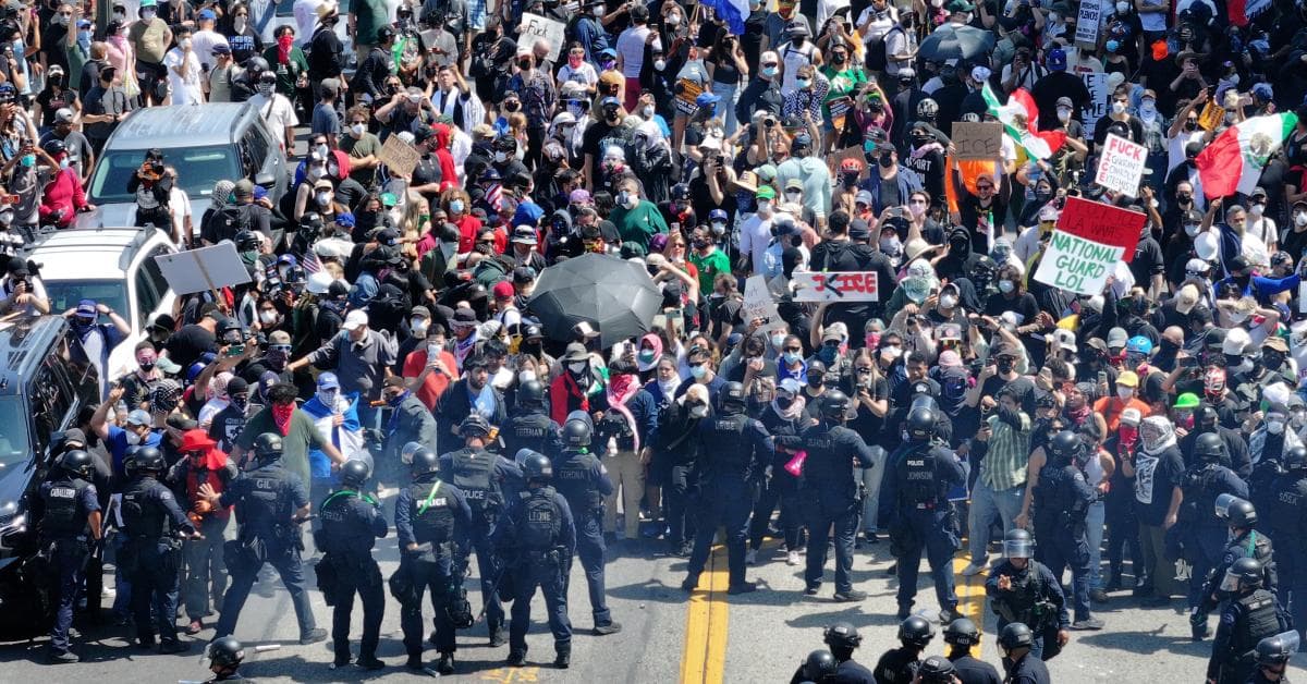 Protest background